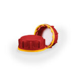 درب دهانه 60 دو تکه پلمپ دار صنعتی